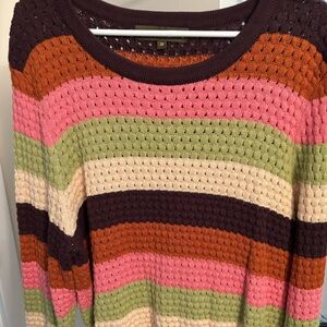 Princess Highway Plus Size Retro Inspired Striped Sweater